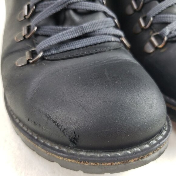 Birkenstock Jackson Leather Boot Womens 6-6.5 EU 37 N Black Ankle Hiking Lace Up - Picture 5 of 14